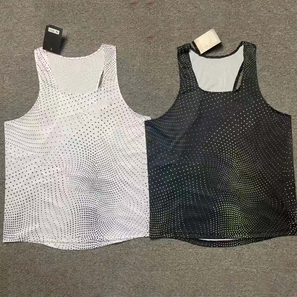 Crossfit Vest - メンズアスリート用アスレチックタンクトップ、ランニングスピードフィットネスTシャツ、男性用ノースリーブ衣類、トラックフィールドシングレット、ランベスト