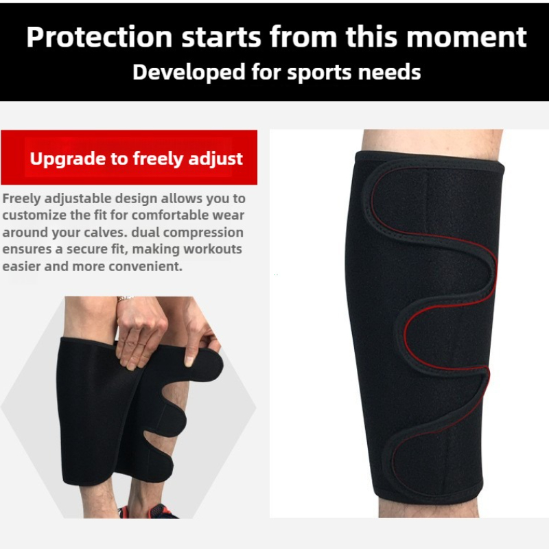 1PCスポーツシンガードクロスフィット調整可能ふくらはぎ圧縮 - Shin Guard Crossfit のレビューと価格