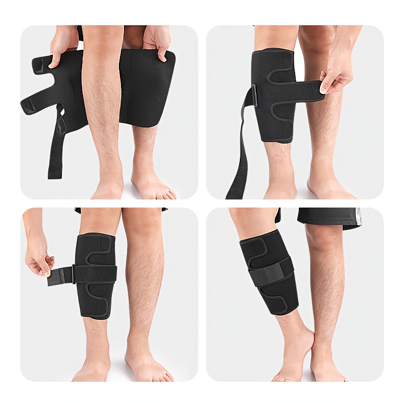 1PCスポーツシンガードクロスフィット調整可能ふくらはぎ圧迫 - Shin Guard Crossfit のレビューと価格